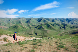 Kirghizistan - Trek Lac de Song Kul Yourtes 1er Soir